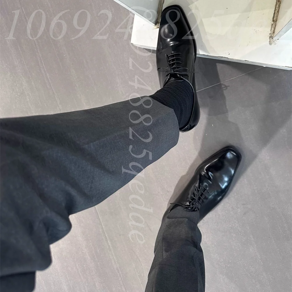 Men's Luxury Brown Leather Oxf - Formal Men Daily Wear Footwear 评论和价格