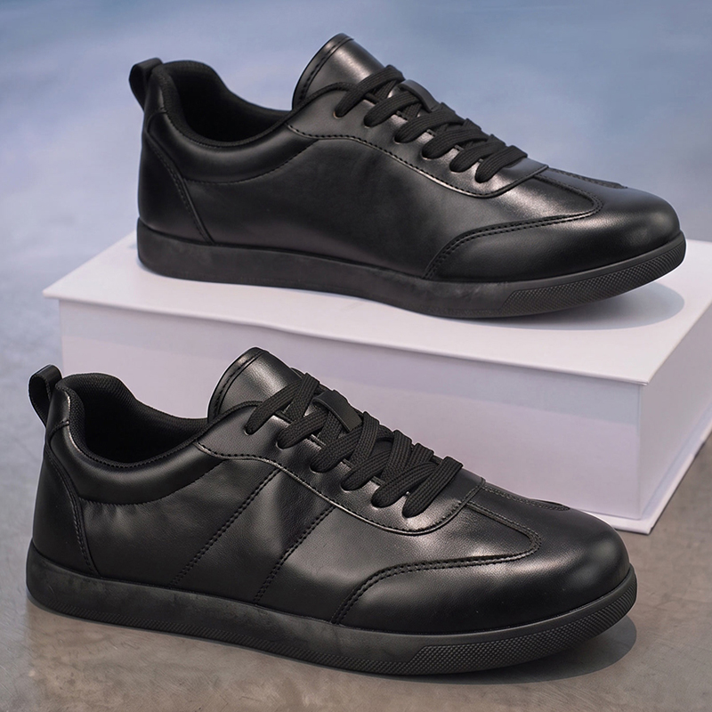 Versatile Men's Genuine Leathe - Men Formal Wear All Black 评论和价格