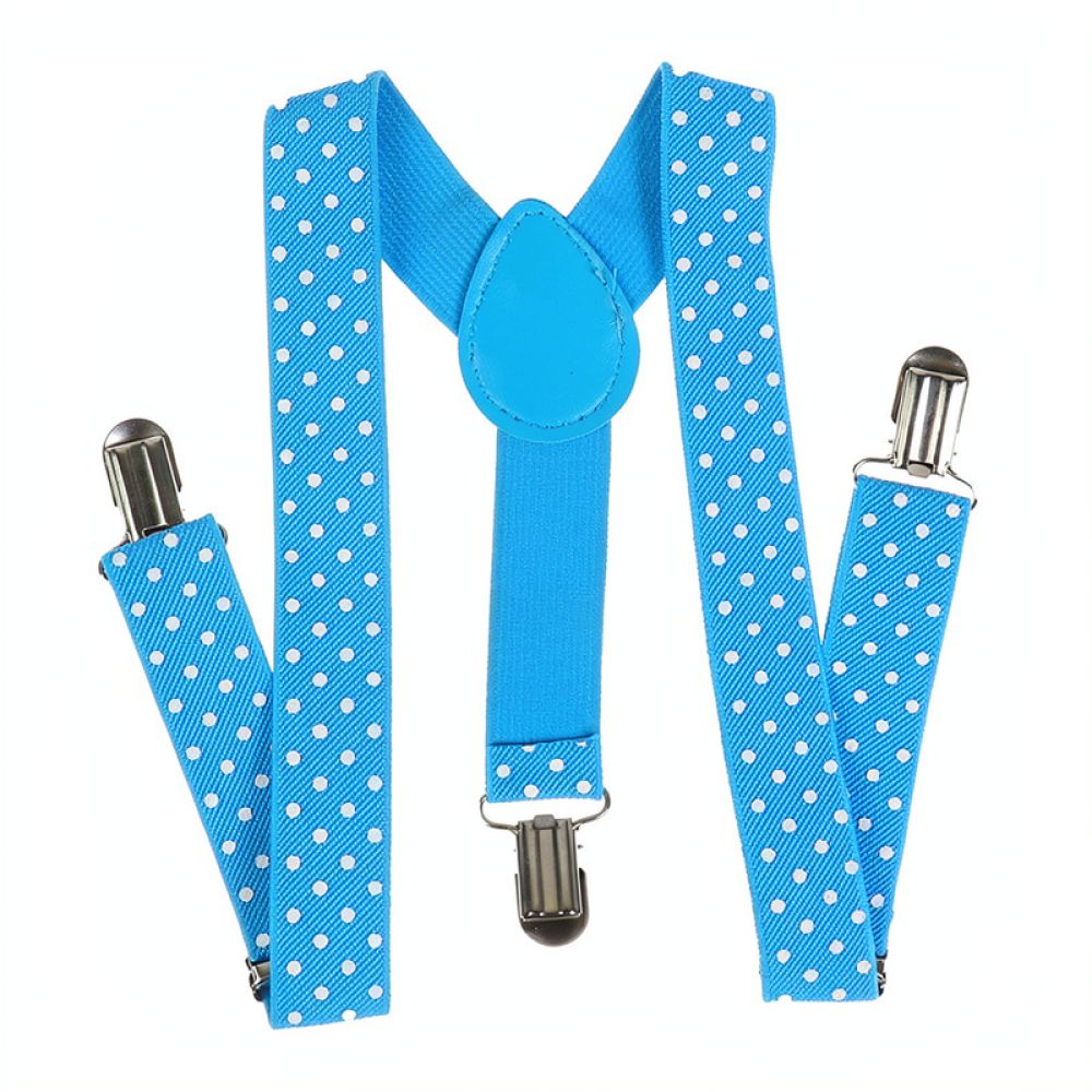 Stylish Polka Dot Elastic Susp - Men'S Formal Wear With Suspenders 评论和价格
