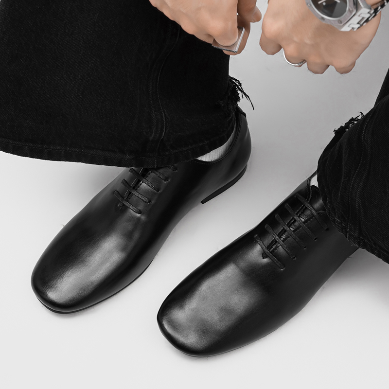 Men's Lace‑Up Oxford Dress Sho - Formal Men Daily Wear Footwear 评论和价格